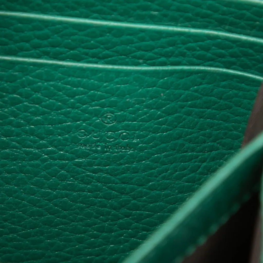 Gucci Calfskin Dionysus Wallet on Chain Green Leather Good - Box View