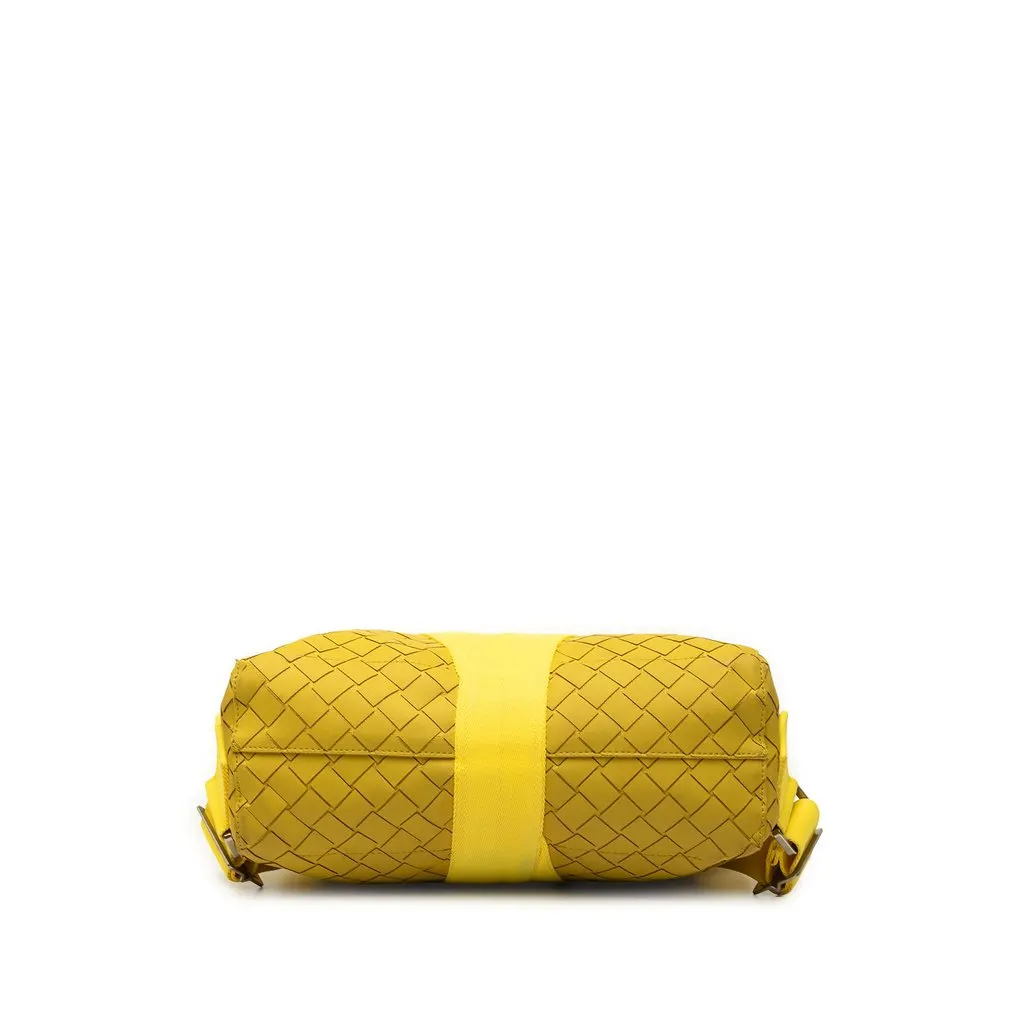 Bottega Veneta Rubber Intrecciato Buffer Backpack Yellow Polyester Very good - Inside View