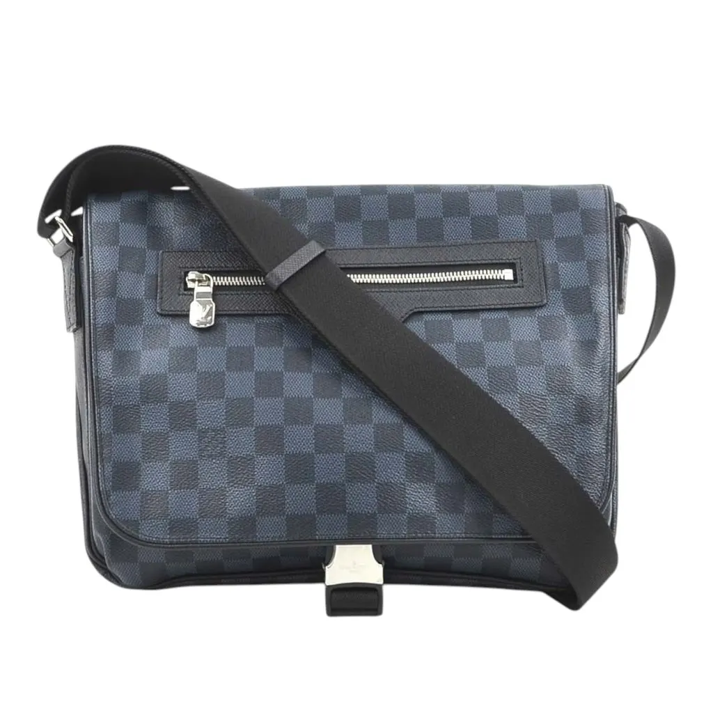 Louis Vuitton Damier Cobalt Matchpoint Messenger Blue Canvas Very good - Front View