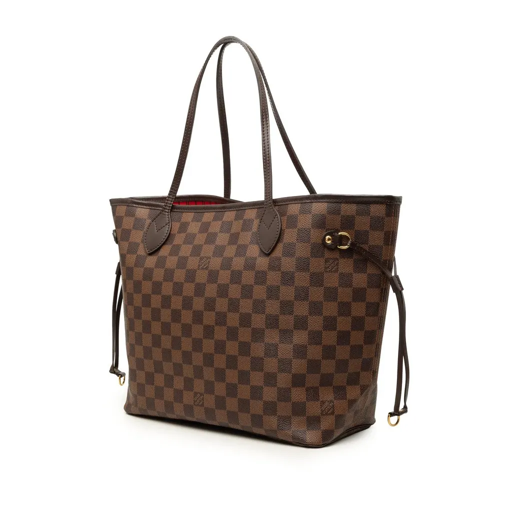 Louis Vuitton Damier Ebene Neverfull MM Brown Very good - Back View