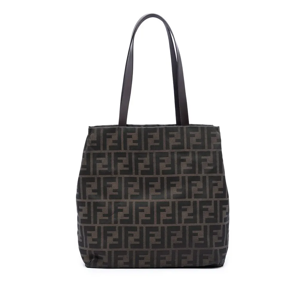 Fendi Zucca Canvas Tote Brown Very good - Front View