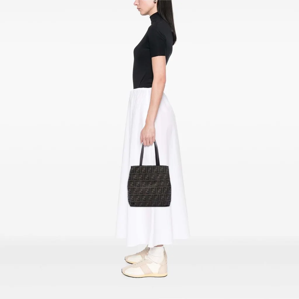 Fendi Zucca Canvas Tote Brown Very good - Box View