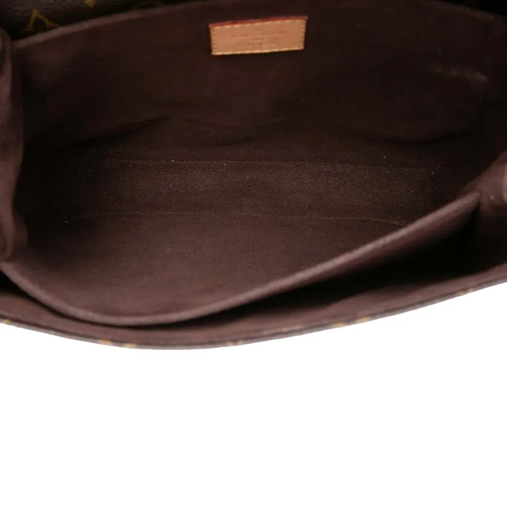 Louis Vuitton Monogram Pochette Metis Brown Very good - Model View