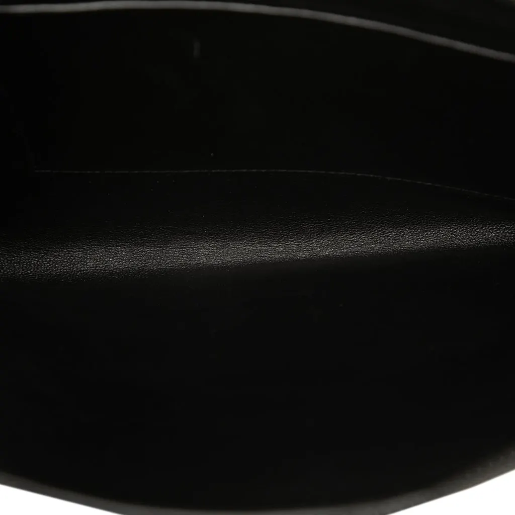 Balenciaga Grained Calfskin Neo Classic Compact Clutch with Strap Black Leather Very good - Model View