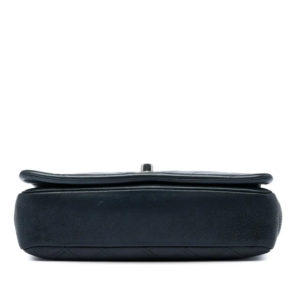 Chanel Medium Diamond Embossed Calfskin New Chic Flap Black Leather Very good - Inside View