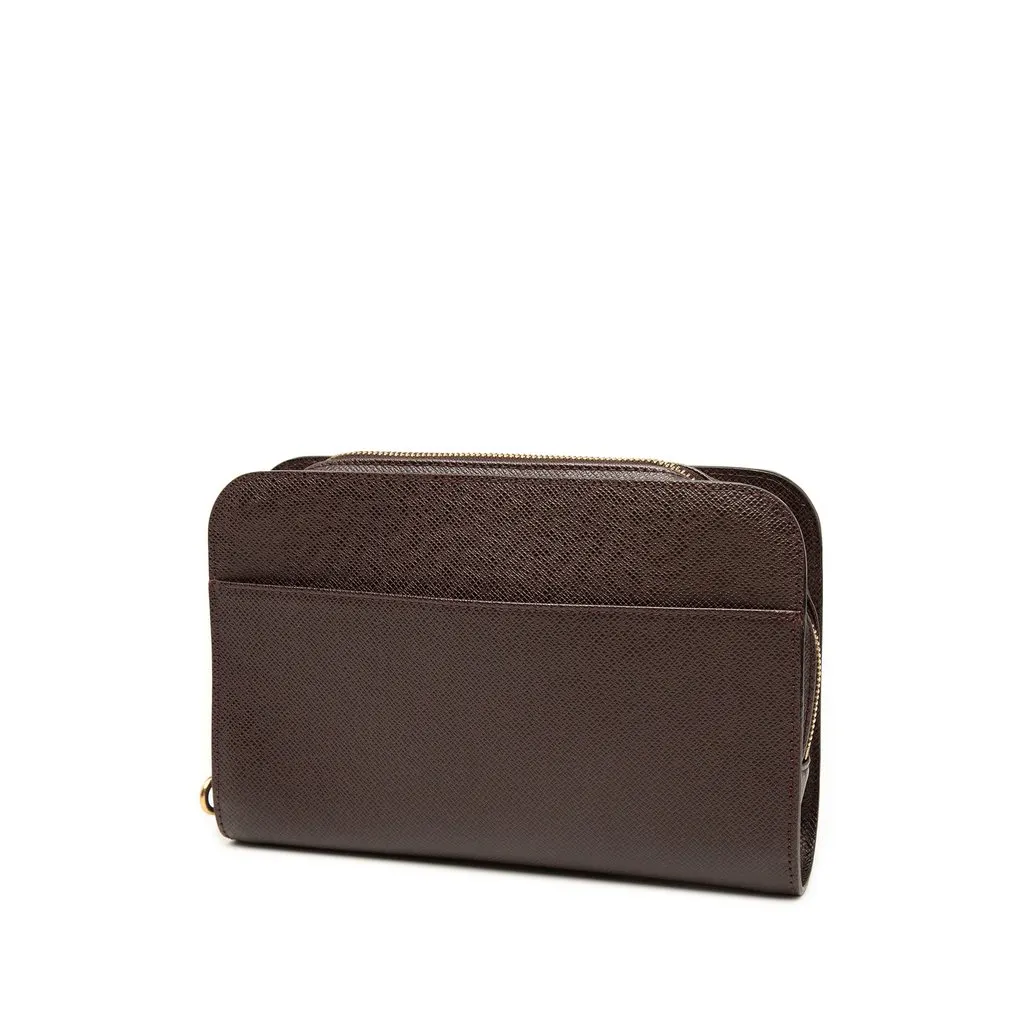 Louis Vuitton Taiga Baikal Red Leather Good - Back View