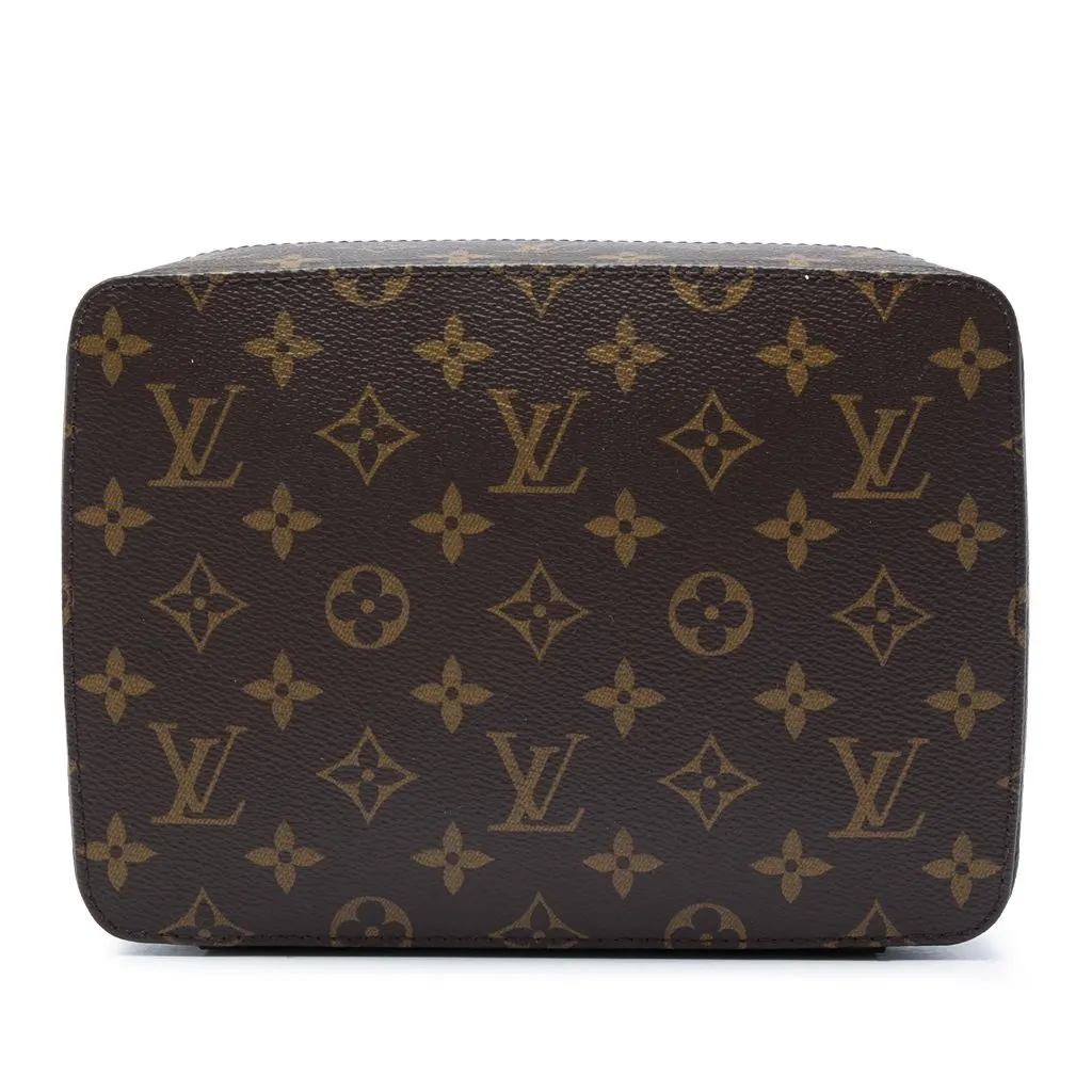 Louis Vuitton Monogram Nice Jewelry Case Brown Very good - Inside View