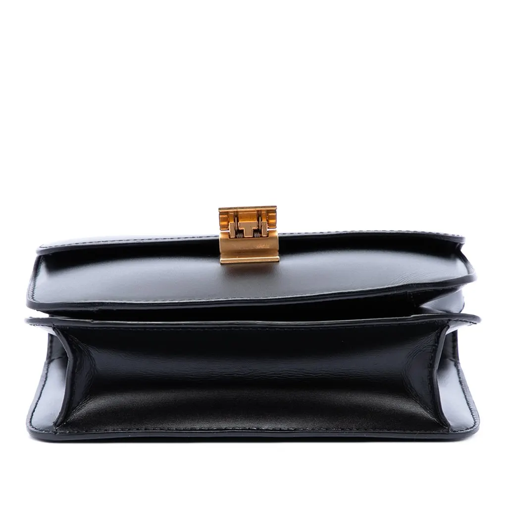 Celine Small Calfskin Classic Box Black Leather Very good - Inside View