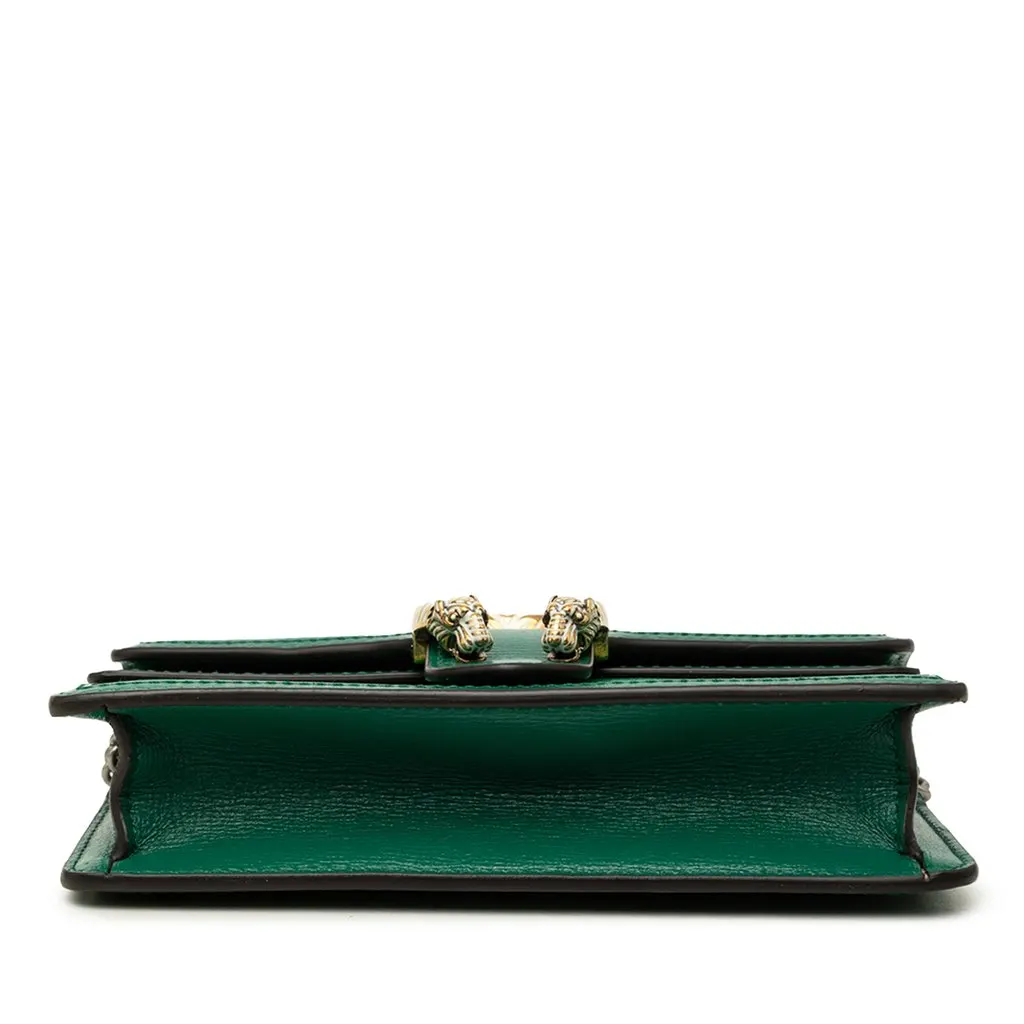 Gucci Mini Bicolor Leather Dionysus Crossbody Green Leather Very good - Inside View