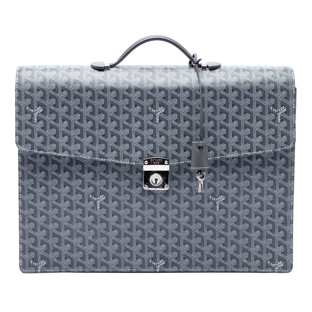 Goyard Goyardine Serviette Chypre MultiColor Very good - Front View