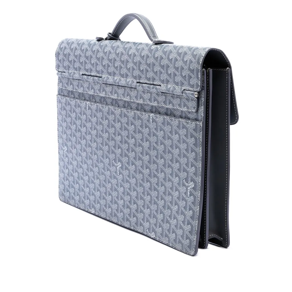 Goyard Goyardine Serviette Chypre MultiColor Very good - Back View
