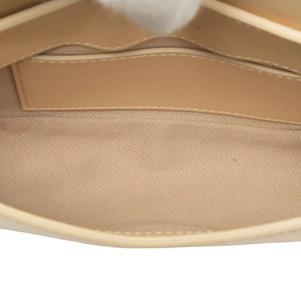 Chloé Calfskin and Suede C Belt Bag Beige Leather Good - Model View