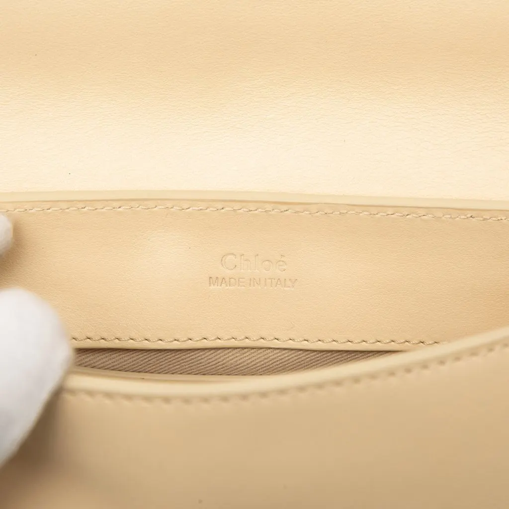Chloé Calfskin and Suede C Belt Bag Beige Leather Good - Box View