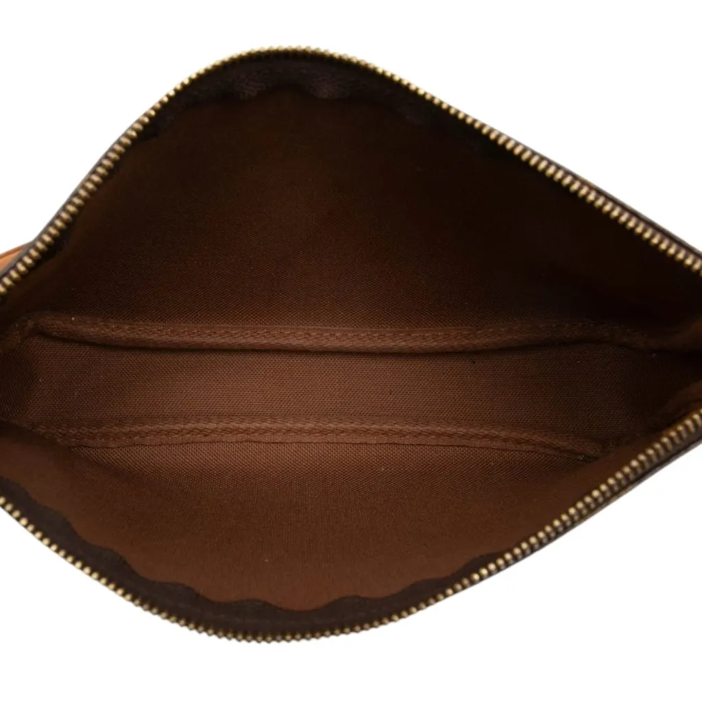 Louis Vuitton Monogram Pochette Accessoires Brown Very good - Model View