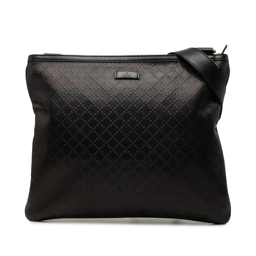 Gucci Diamante Hilary Lux Crossbody Black Leather Very good - Front View