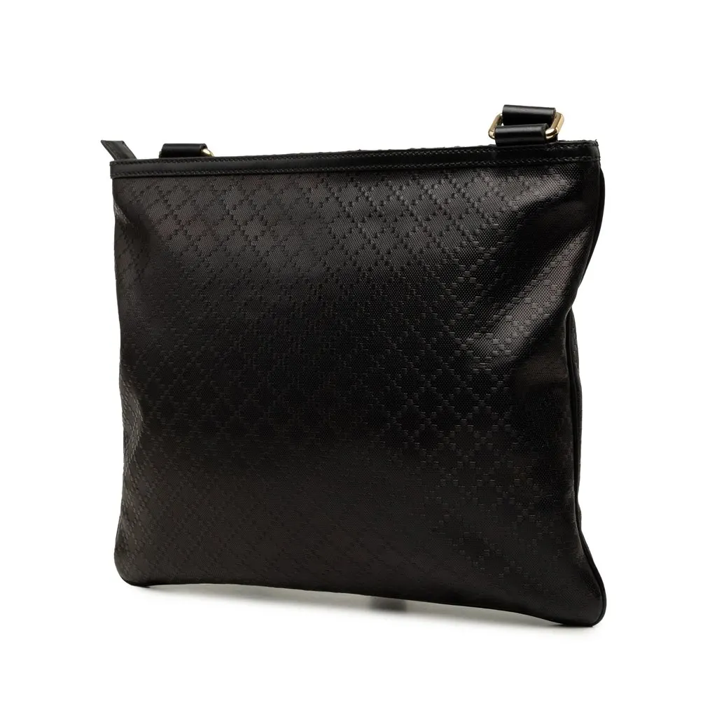 Gucci Diamante Hilary Lux Crossbody Black Leather Very good - Back View
