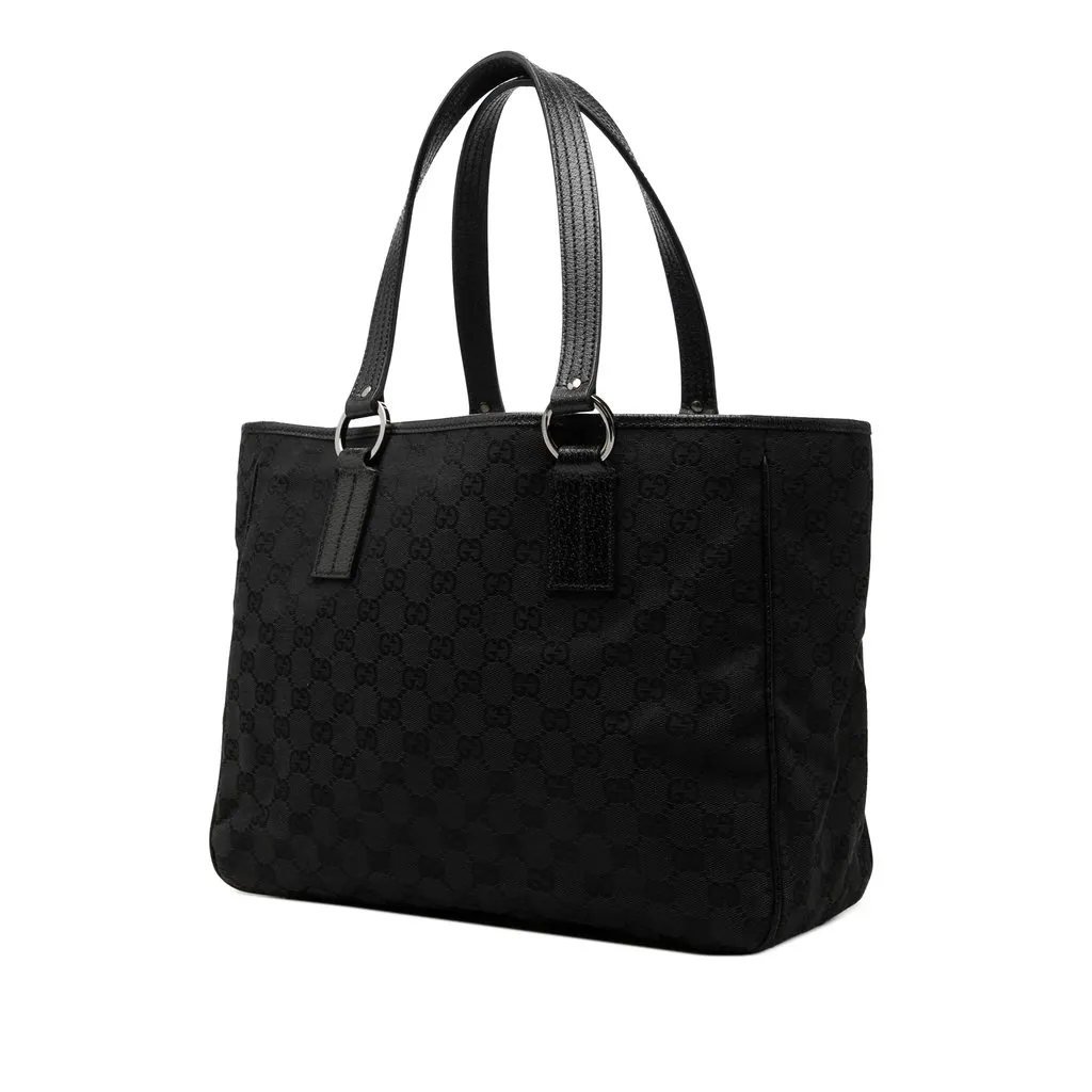 Gucci GG Canvas Tote Black Very good - Back View