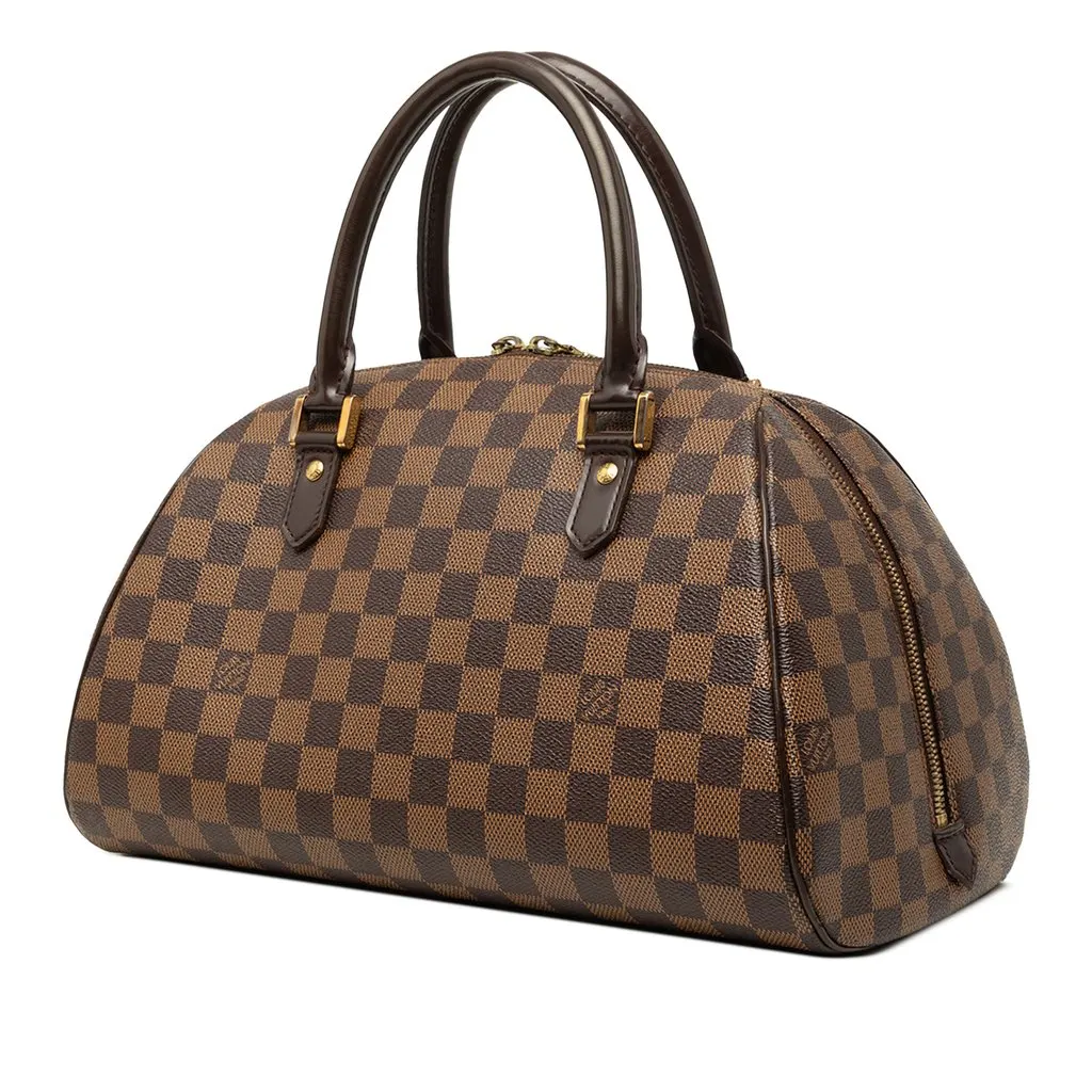Louis Vuitton Damier Ebene Ribera MM Brown Very good - Back View