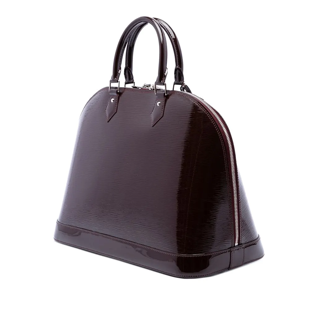 Louis Vuitton Electric Epi Alma GM Purple Leather Very good - Back View