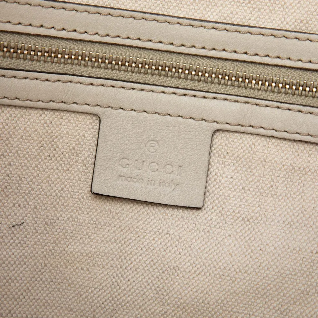 Gucci Medium Guccissima Bree Fold Over Tote Brown Leather Good - Box View