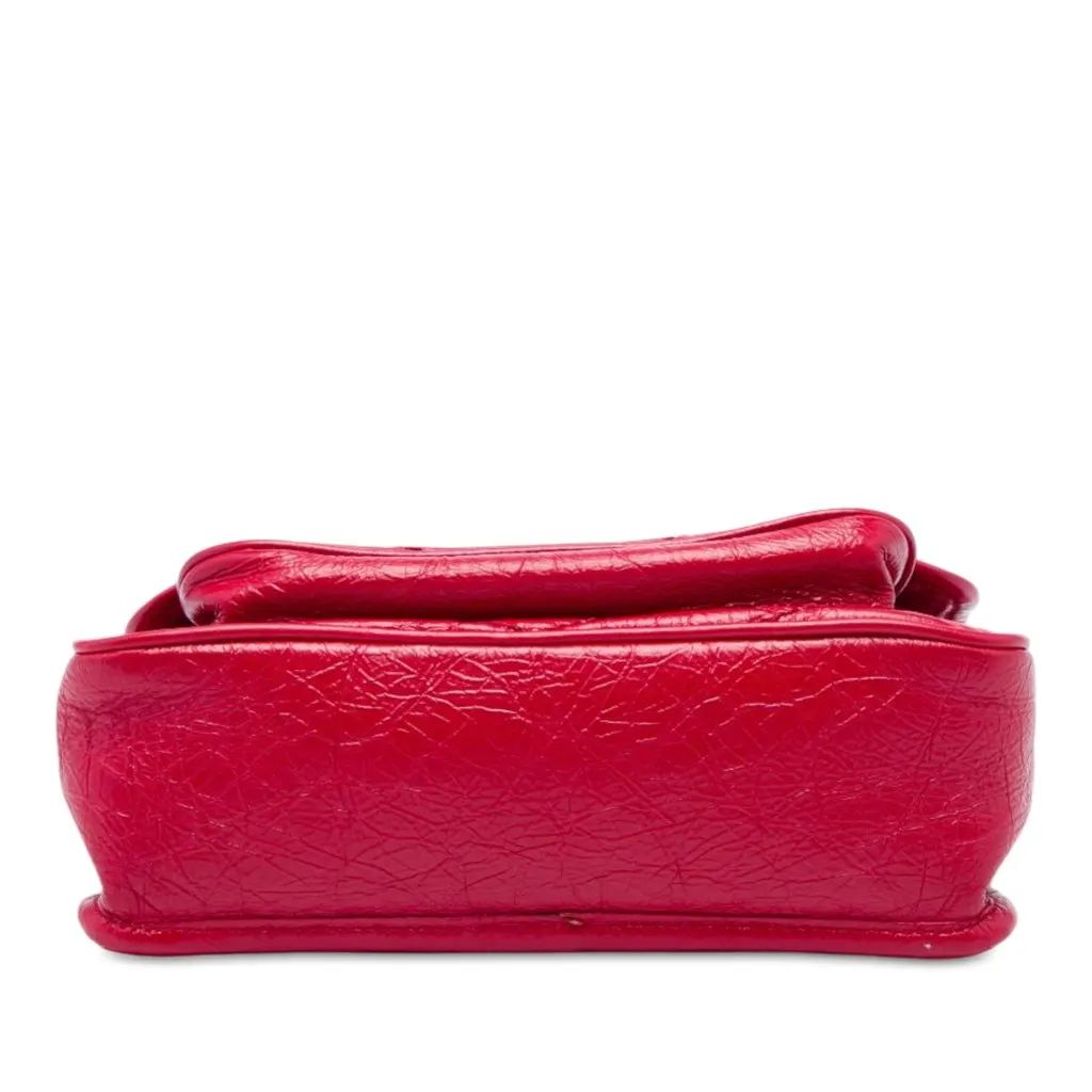 Saint Laurent Baby Crinkled Calfskin Niki Red Leather Very good - Inside View