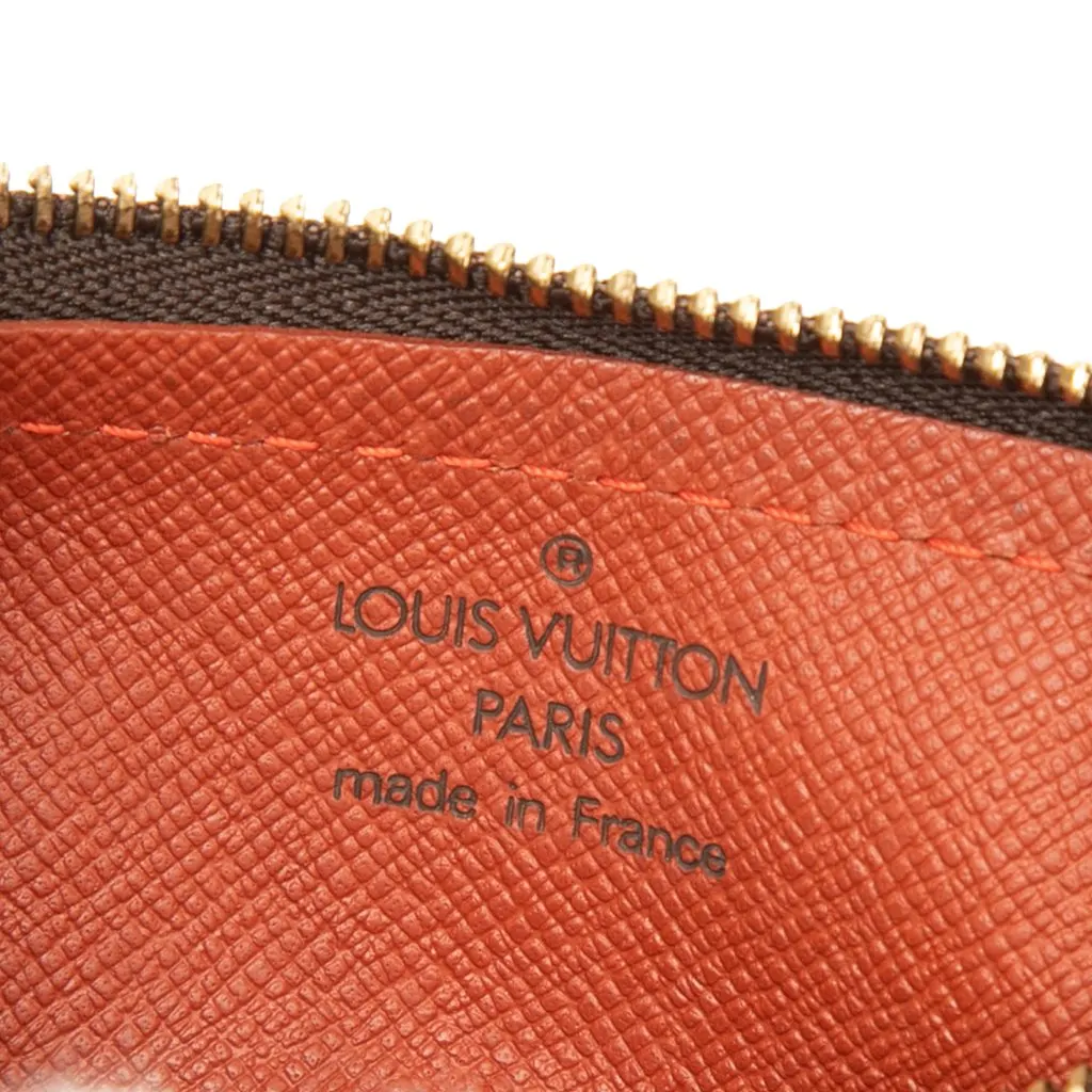 Louis Vuitton Damier Ebene Papillon Pochette Brown Canvas Good - Box View