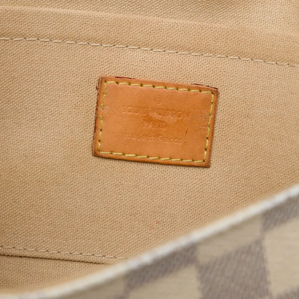 Louis Vuitton Damier Azur Favorite MM White Canvas Good - Box View