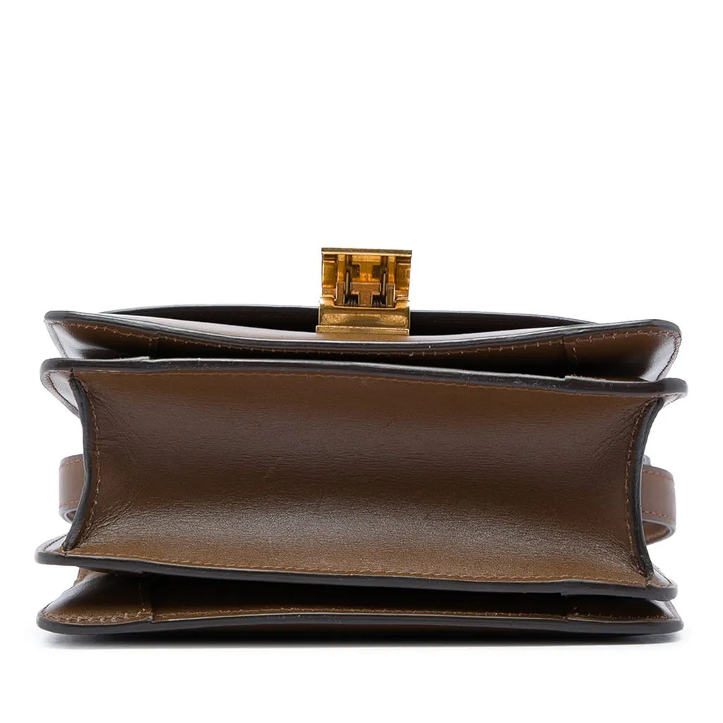 Celine Teen Calfskin Classic Box Brown Leather Very good - Inside View