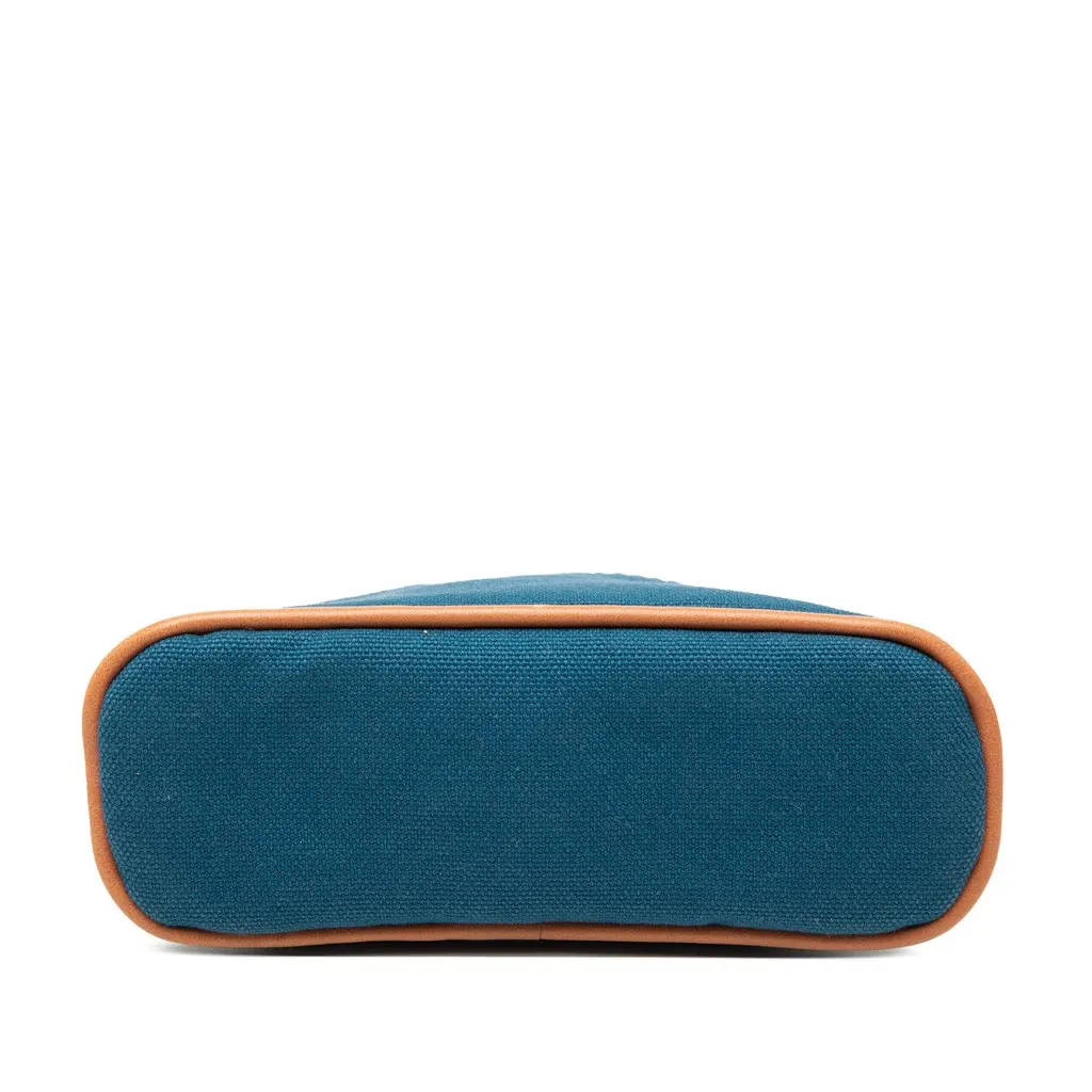 Hermès Mini Mini Canvas Bolide Case Blue Very good - Inside View