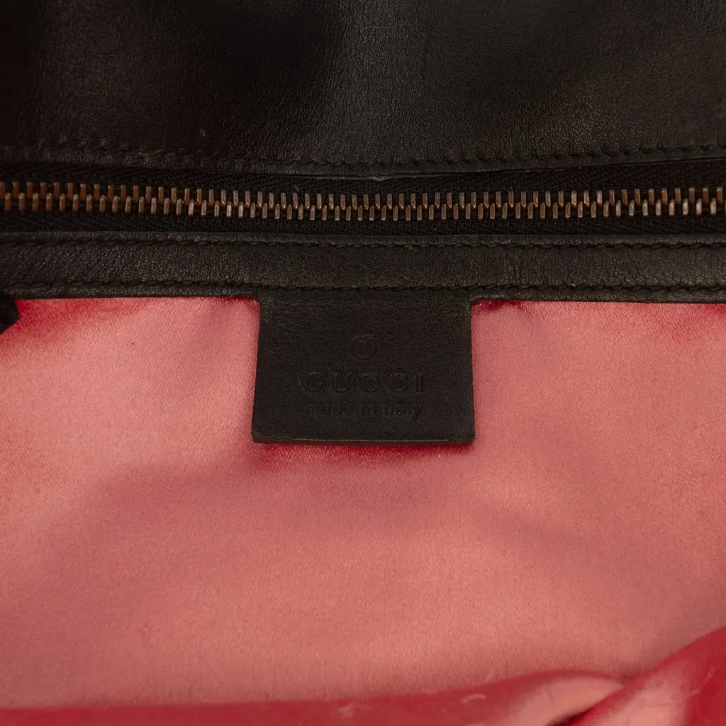 Gucci Medium GG Marmont Matelasse Velvet Shoulder Bag Black Very good - Box View