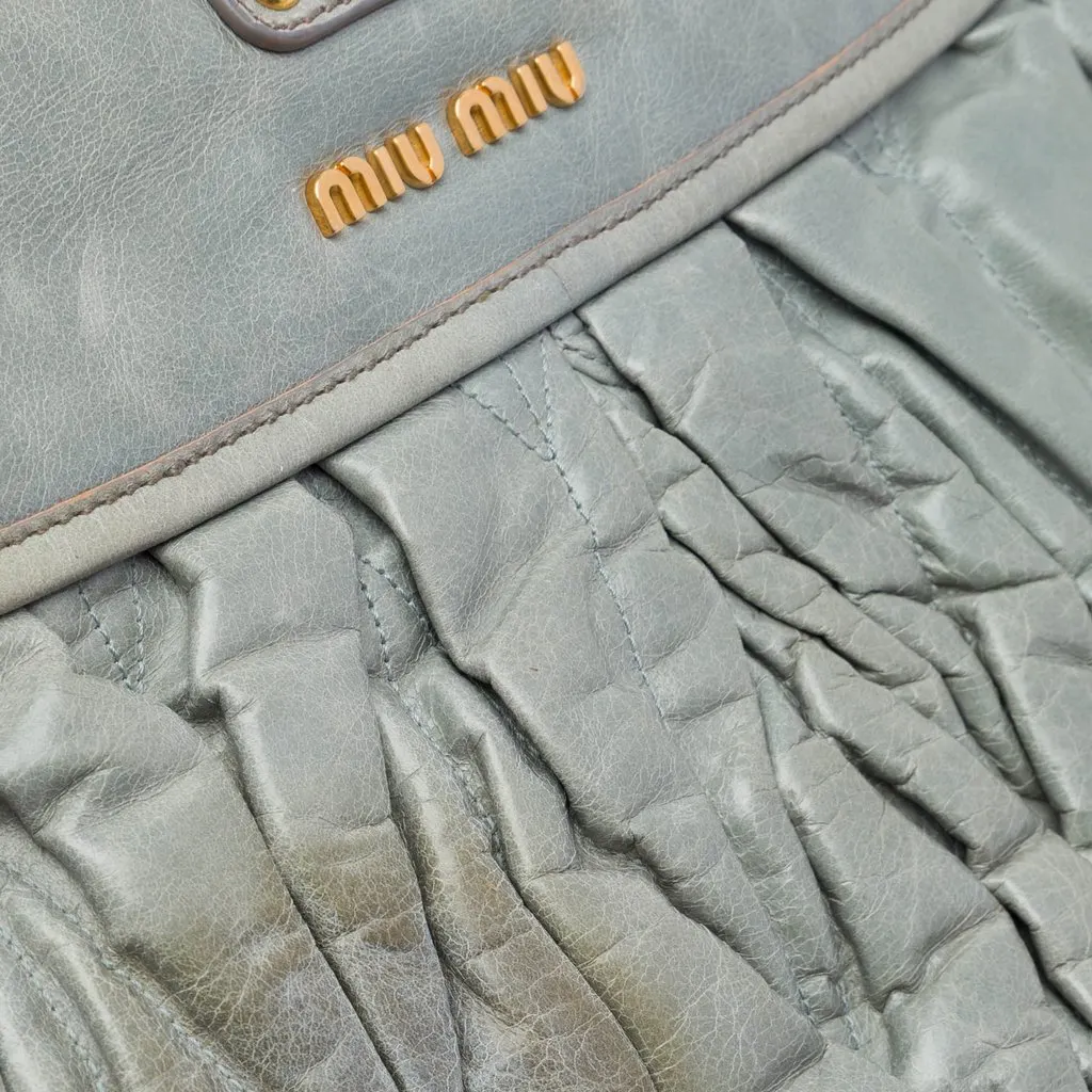 Miu Miu Matelasse Nappa Coffer Satchel MultiColor Leather Good - Box View