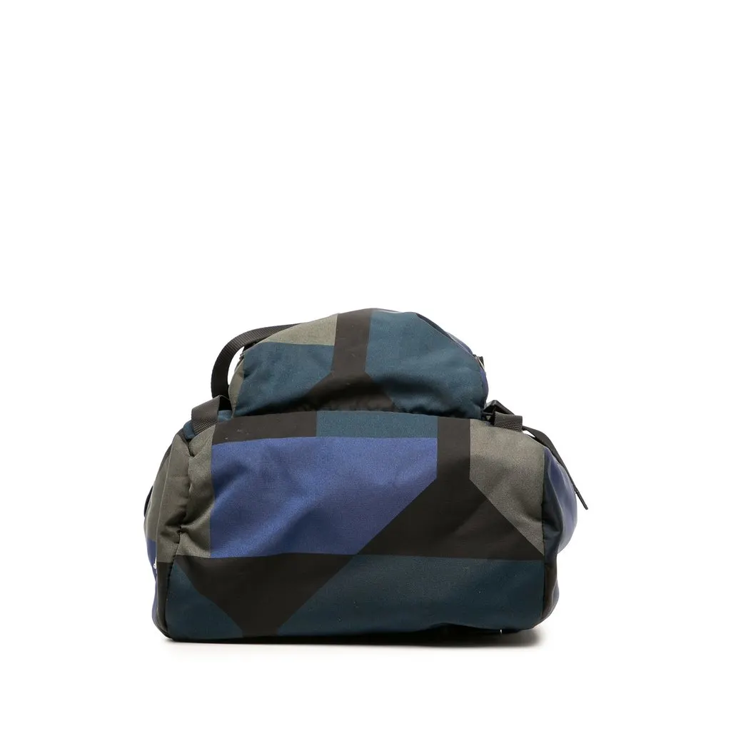 Prada Tessuto Geometric Backpack Black Polyamide Very good - Inside View
