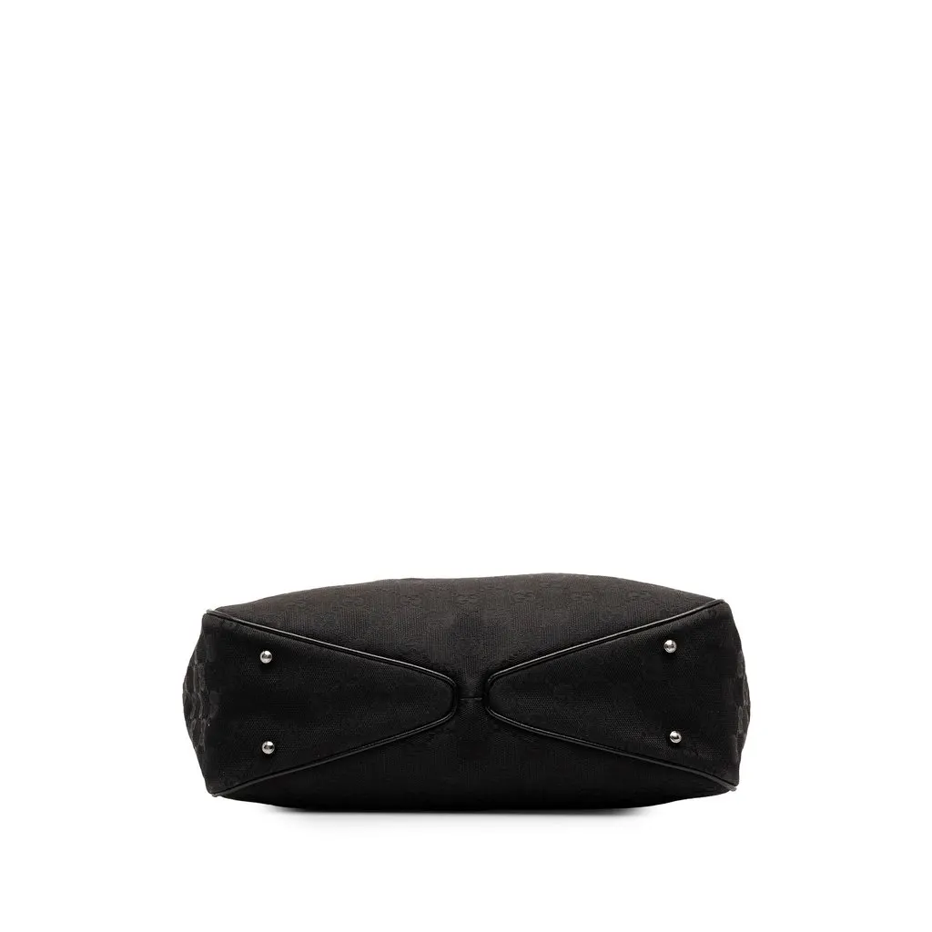Gucci GG Canvas Tote Black Canvas Good - Inside View
