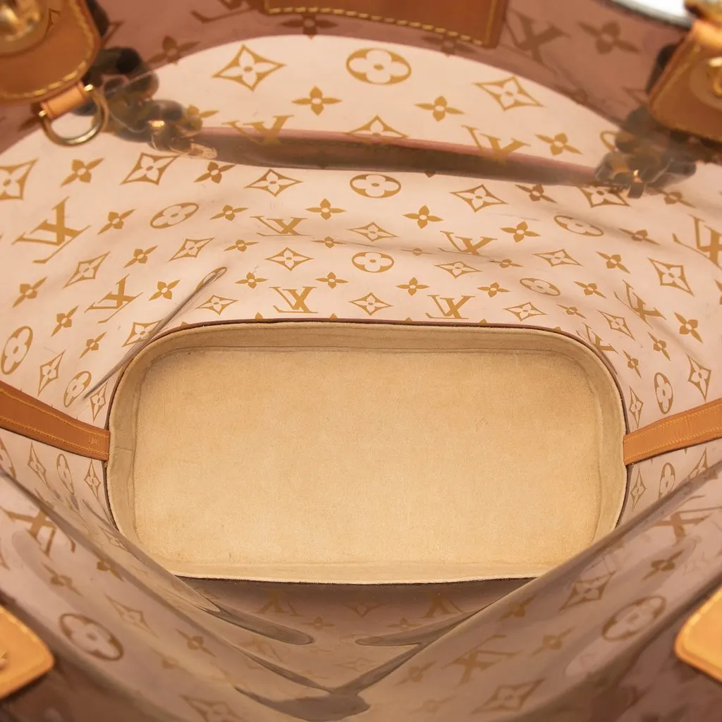 Louis Vuitton Monogram Cabas Sac Ambre MM Brown Plastic Very good - Model View