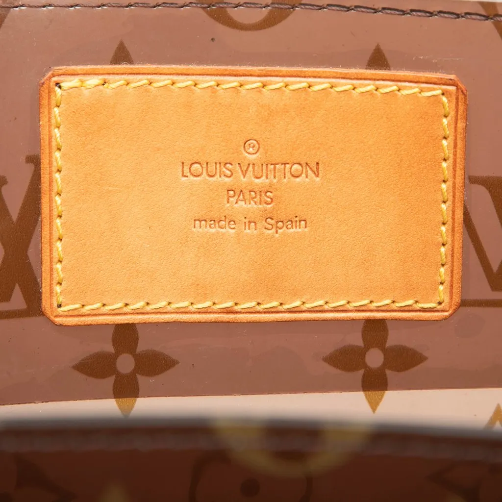 Louis Vuitton Monogram Cabas Sac Ambre MM Brown Plastic Very good - Box View