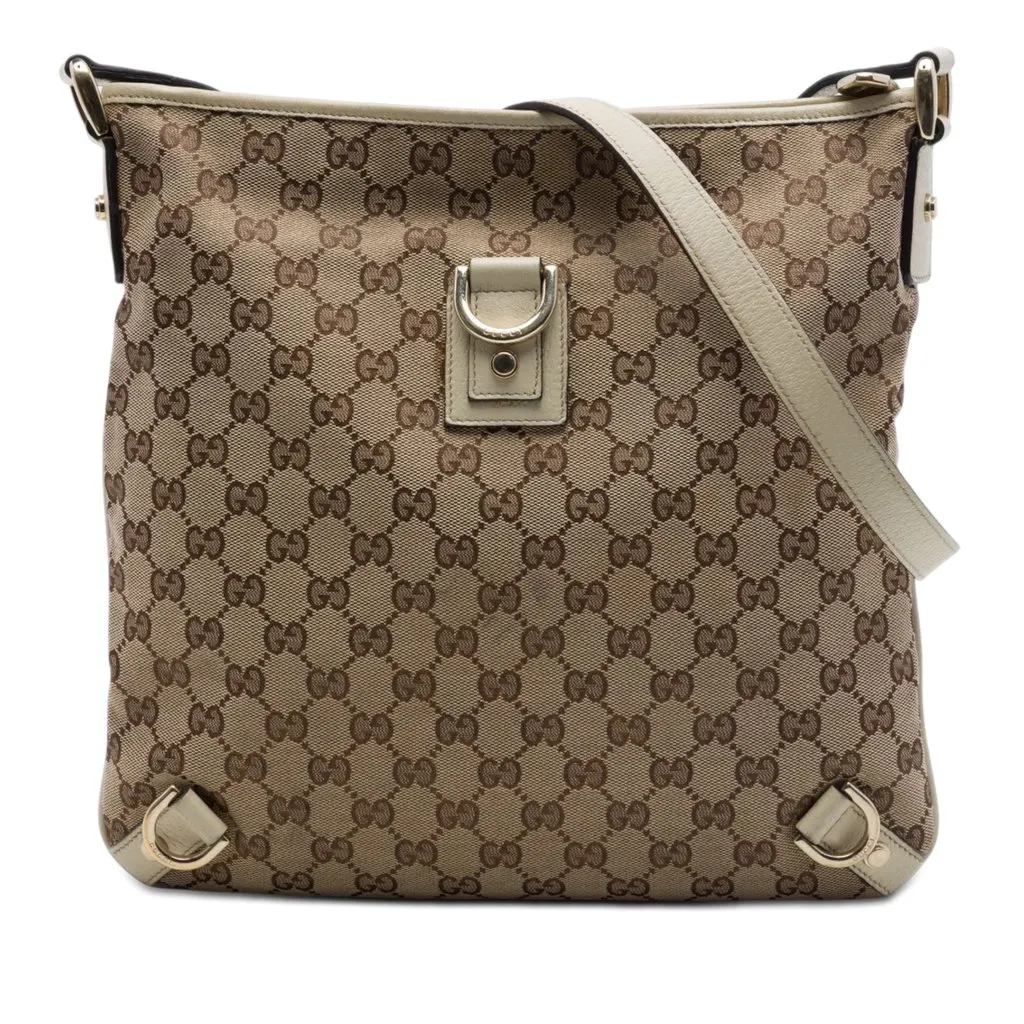 Gucci GG Canvas Abbey D Ring Crossbody Beige Very good - Front View