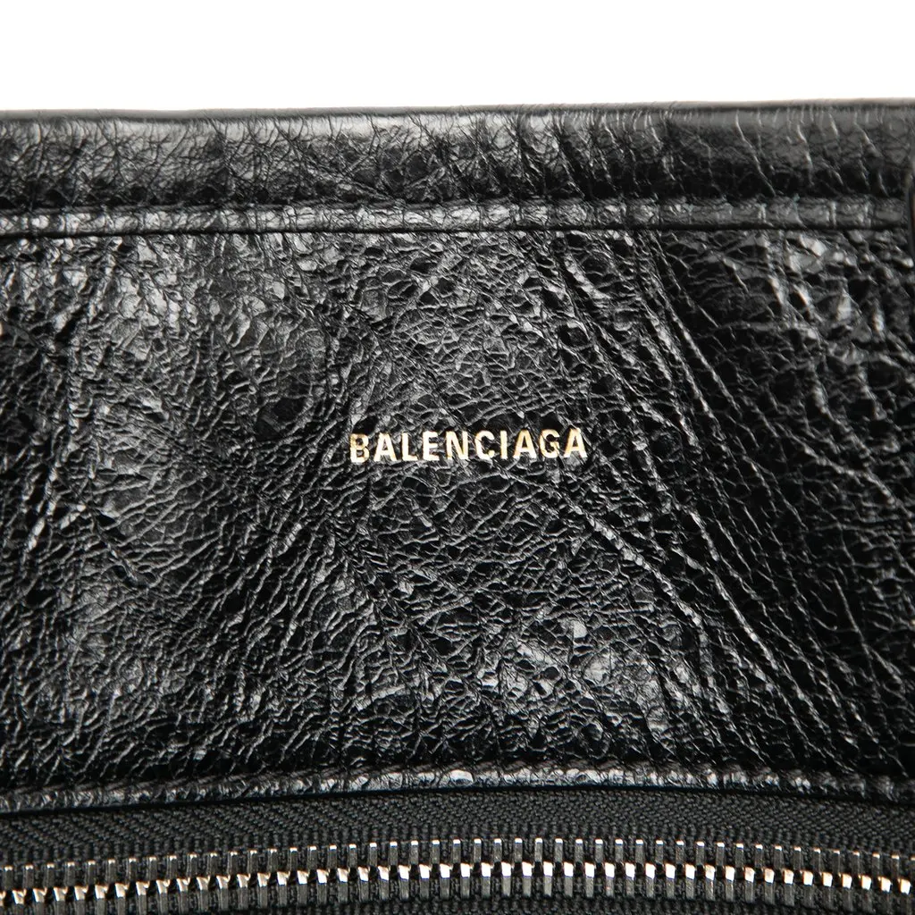 Balenciaga Medium Lambskin Barbes East West Shopper Tote Black Leather Very good - Box View