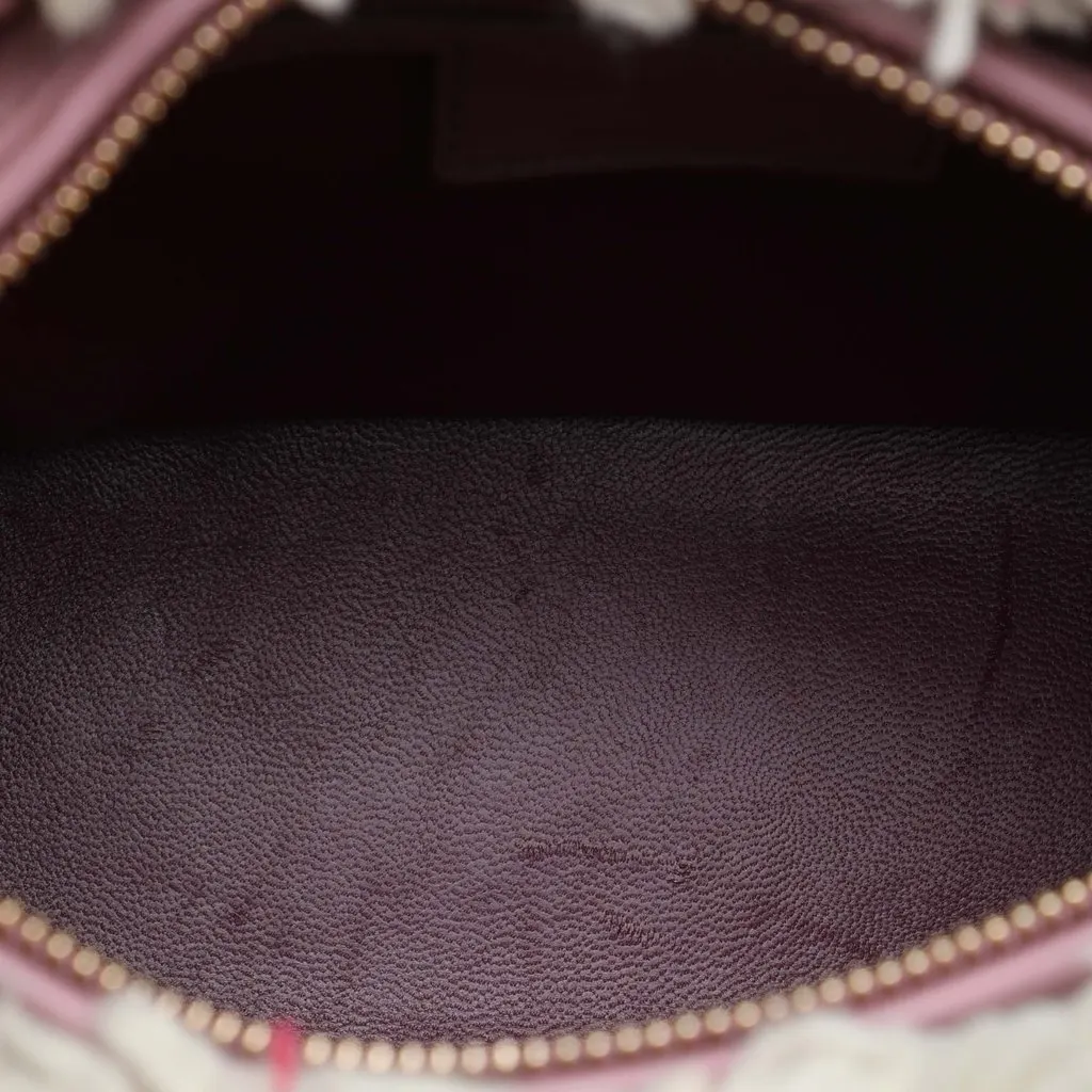 Dior Medium Tweed Lady Dior White Very good - Model View