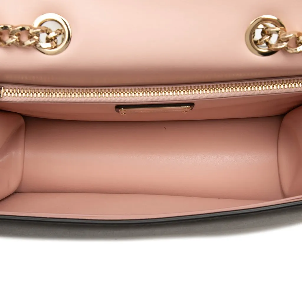 Salvatore Ferragamo Bicolor Leather Vara Bow Crossbody Black Leather Very good - Model View