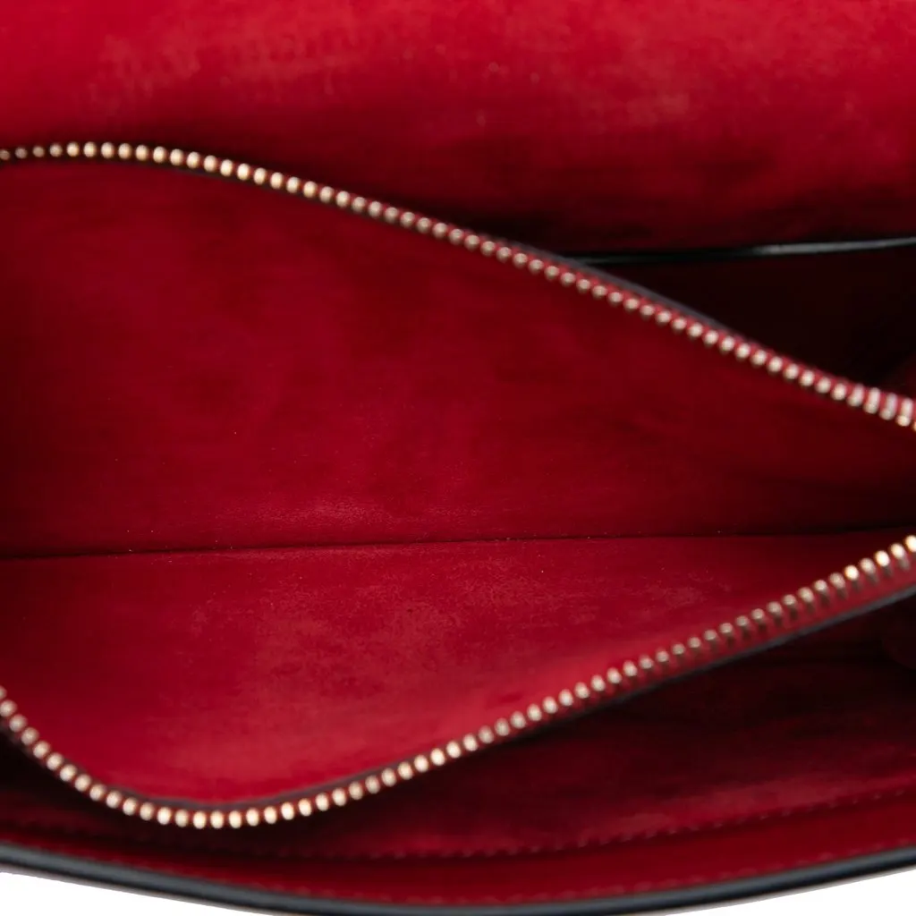 Valentino Leather Rockstud No Limit Satchel Red Leather Very good - Model View
