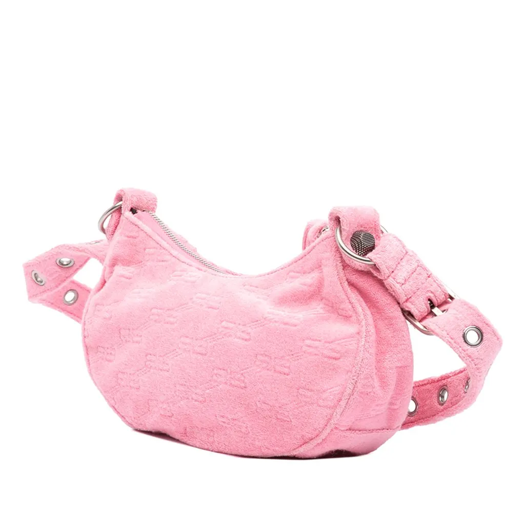 Balenciaga Terry Cloth Motocross Le Cagole XS Pink Very good - Back View