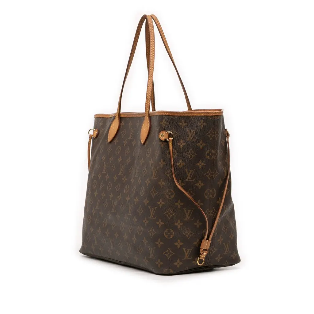 Louis Vuitton Monogram Neverfull GM Brown Very good - Back View