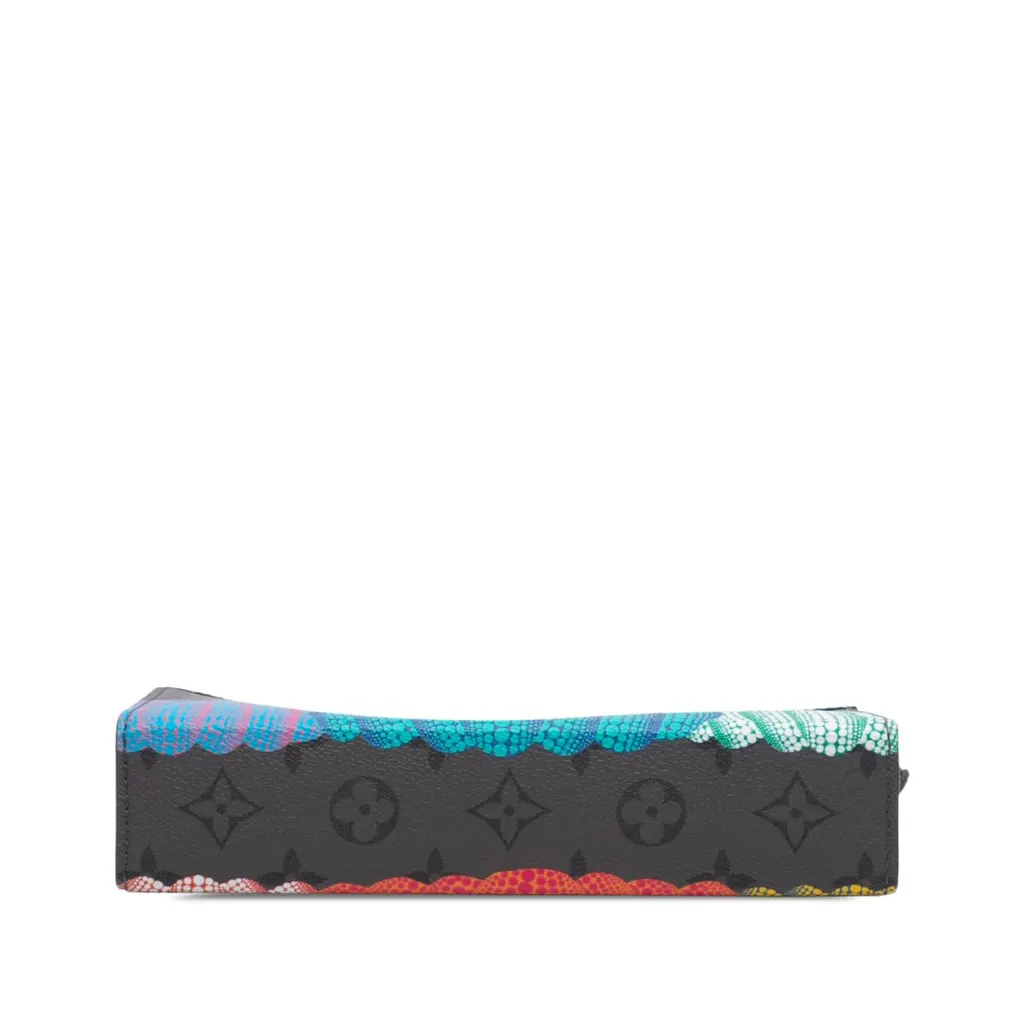 Louis Vuitton Yayoi Kusama Monogram Eclipse Reverse Pumpkin Wearable Wallet MultiColor Very good - Inside View