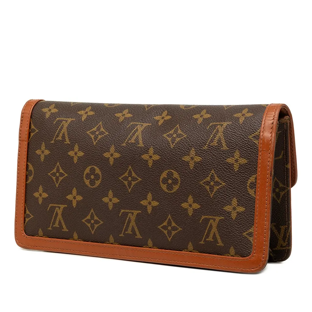 Louis Vuitton Monogram Pochette Dame PM Brown Very good - Back View