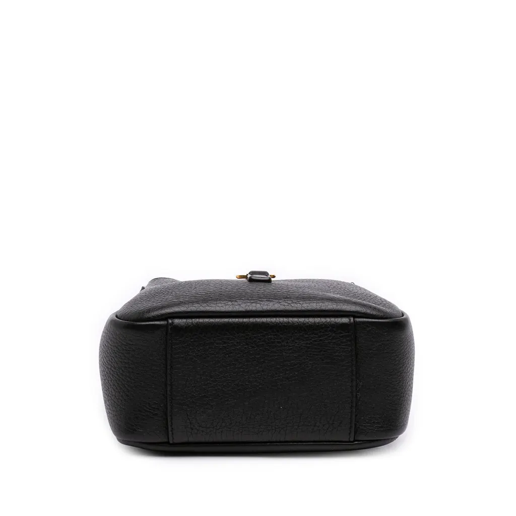 Saint Laurent Baby Grained Calfskin Supple Le 5 a 7 Soft Hobo Black Leather Very good - Inside View