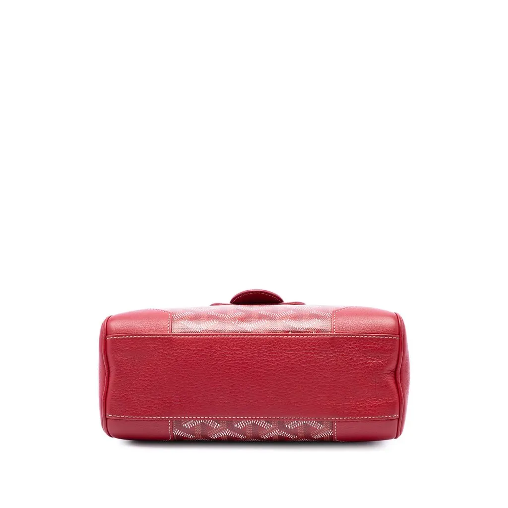 Goyard Mini Goyardine Saigon Souple Red Canvas Good - Inside View
