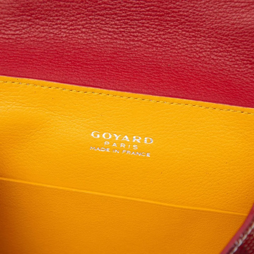 Goyard Mini Goyardine Saigon Souple Red Canvas Good - Box View