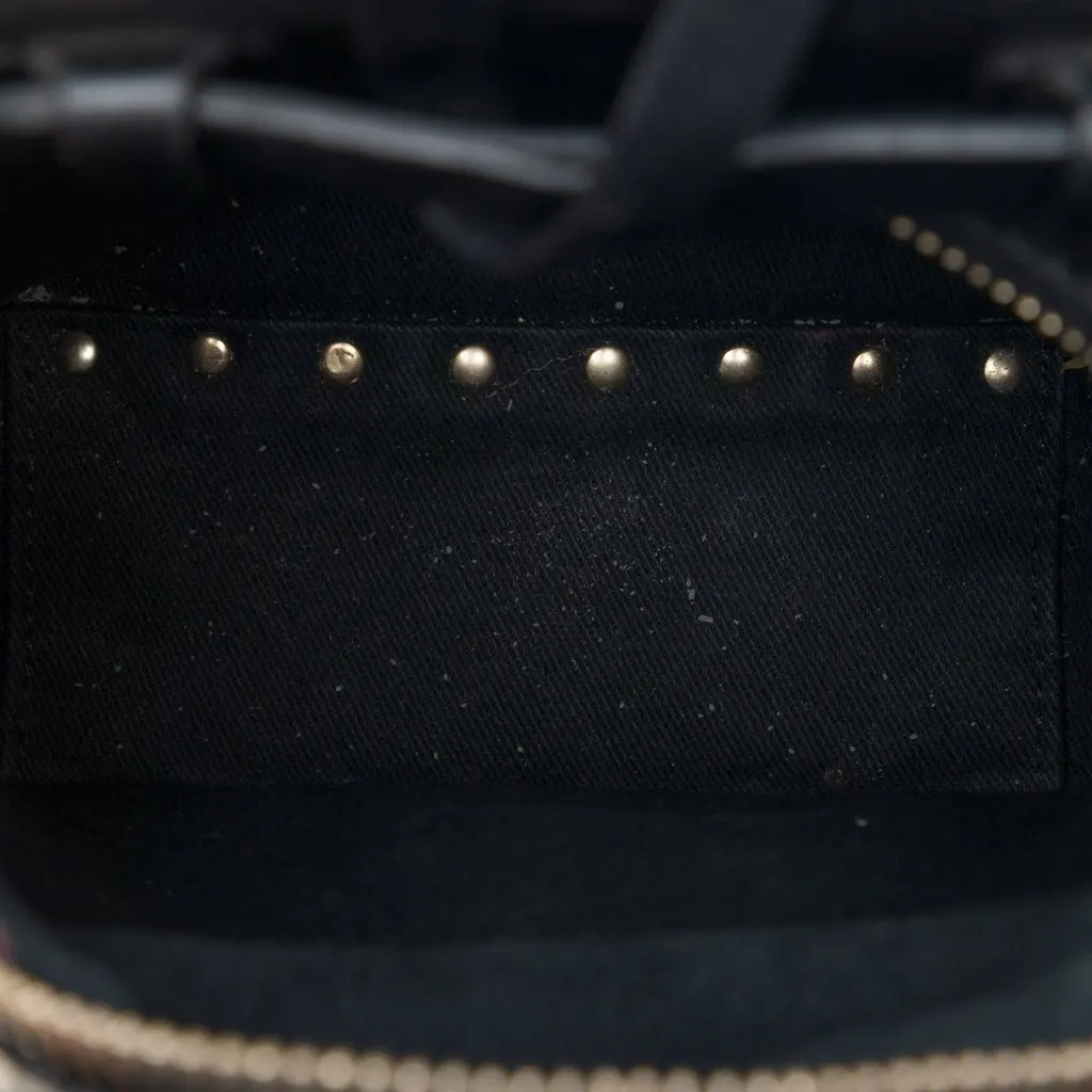 Valentino Mini Leather Rockstud Backpack Black Leather Very good - Model View