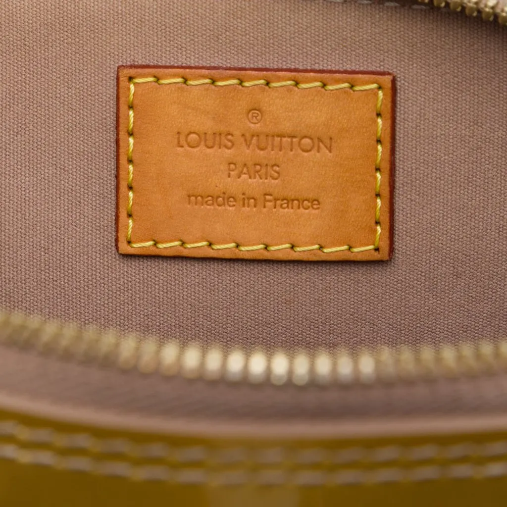 Louis Vuitton Monogram Vernis Alma BB Brown Leather Very good - Box View