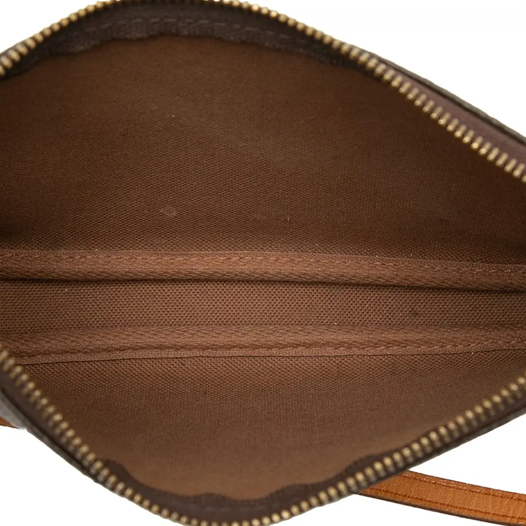 Louis Vuitton Monogram Mini Pochette Accessoires Brown Very good - Model View